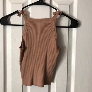 Brandy Melville textured halter top